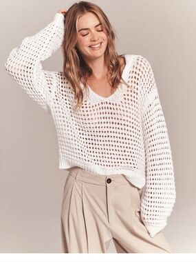 Open Weave Sweater